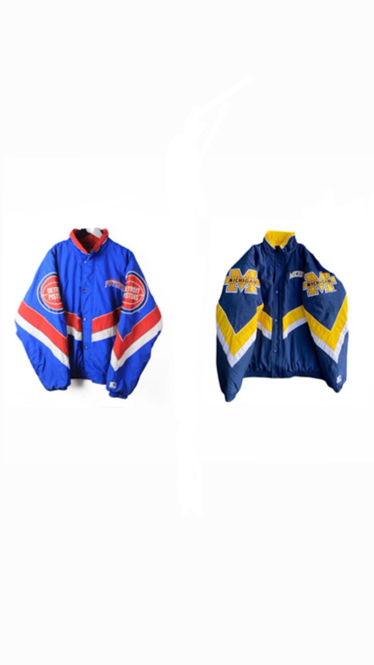 Michigan Wolverines/Detroit Pistons Hometown Hero Jacket v1 *RESERVED*
