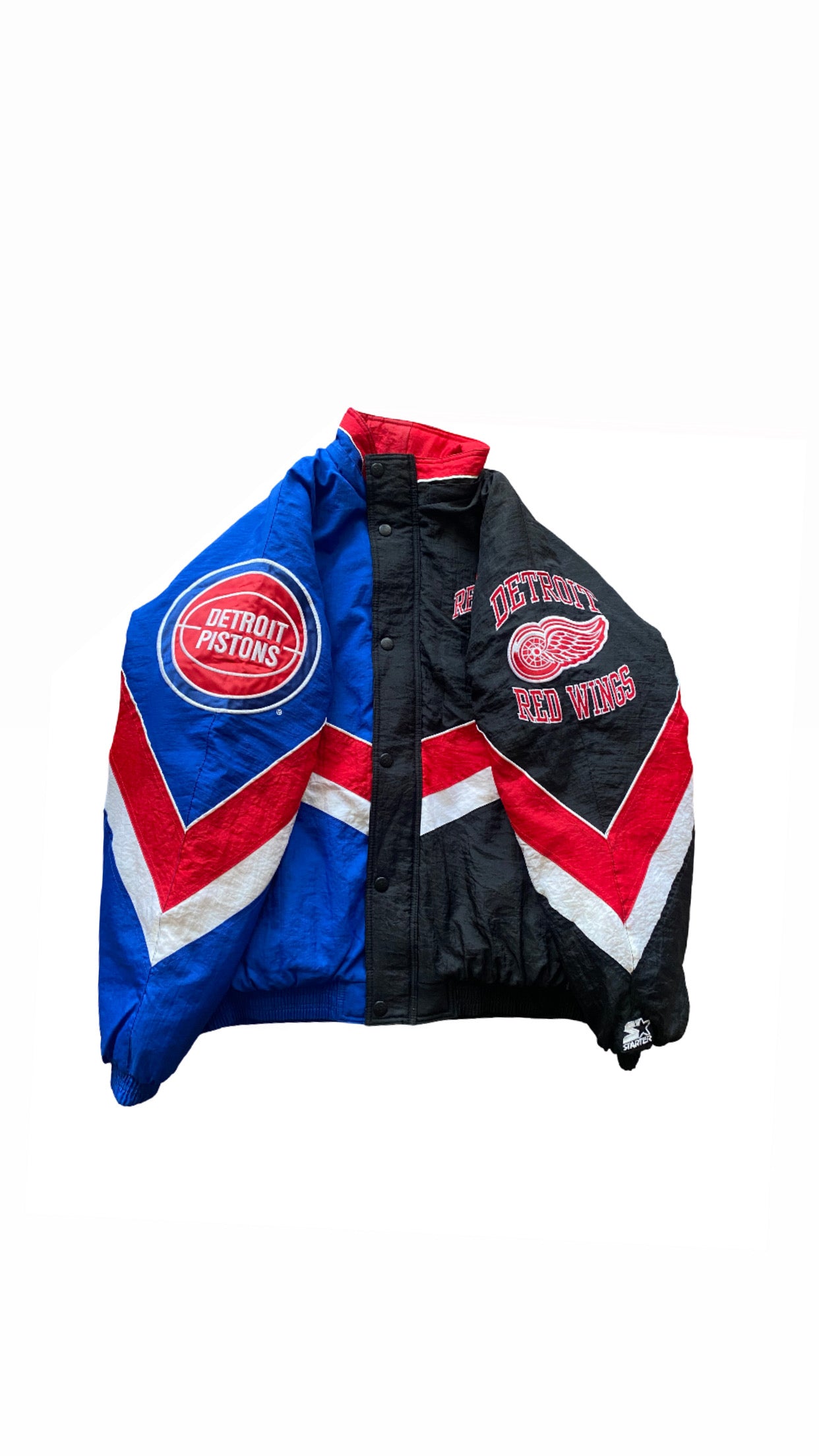 Detroit Pistons/Detroit Redwings Hometown Hero Jacket v1