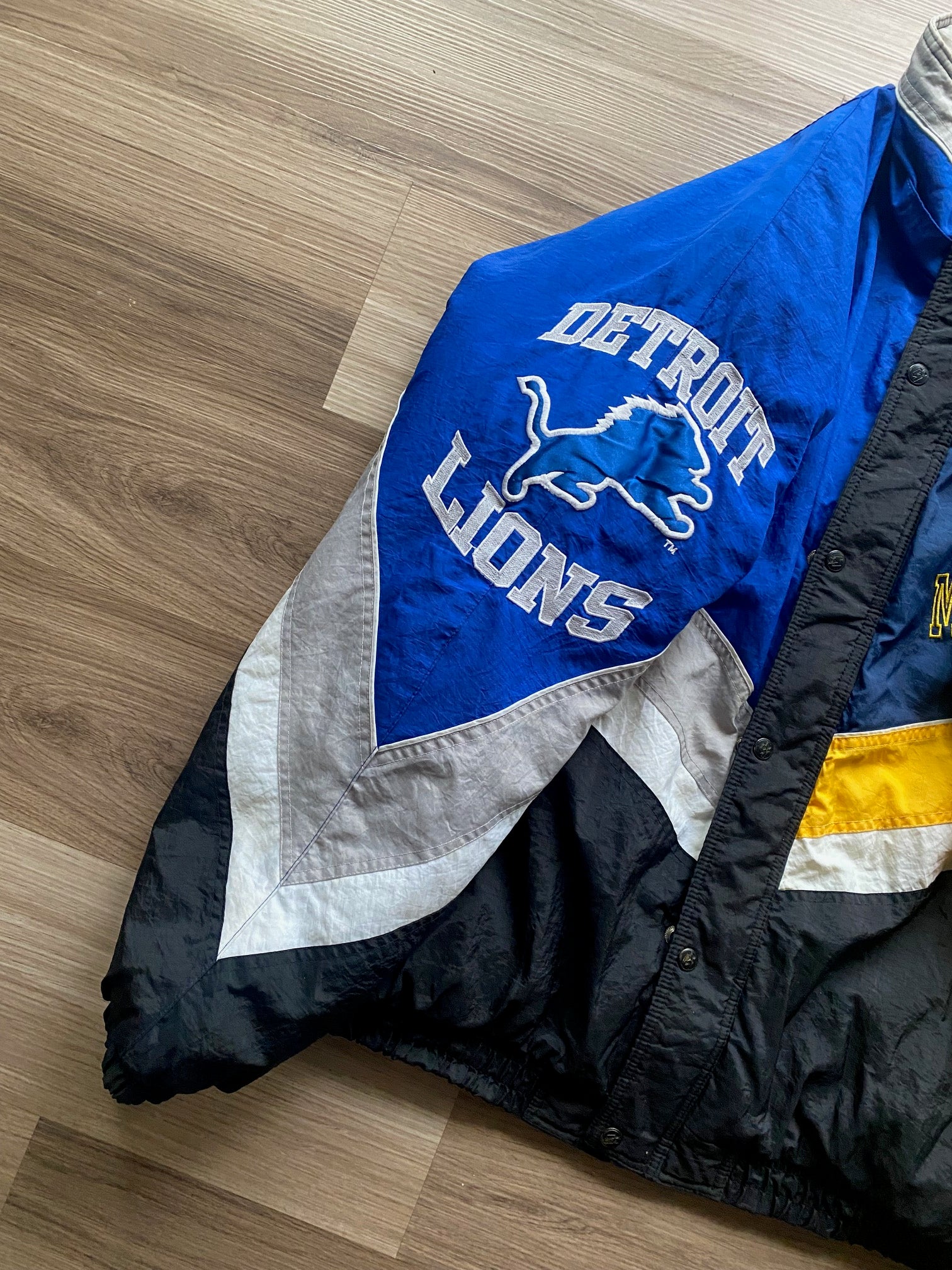 Detroit Lions/Michigan Wolverines Hometown Hero Jacket v1