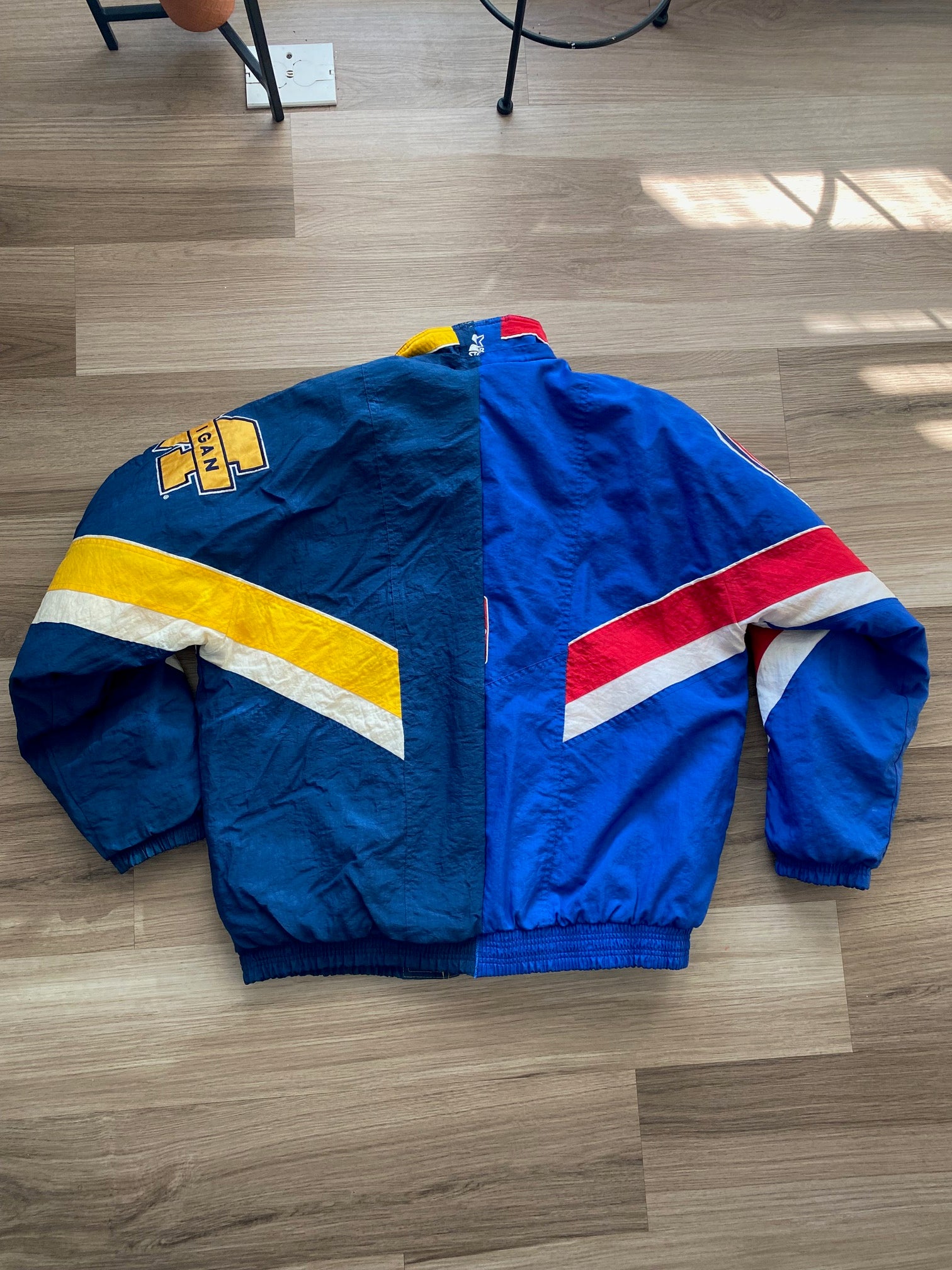 Michigan Wolverines/Detroit Pistons Hometown Hero Jacket v1